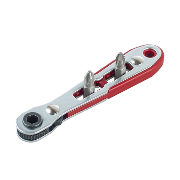 Gieenan 1Pc Right Angle Magnetic Mini Ratchet Wrench Screwdriver for Automotive Repair and Home DIY Projects in Tight Space