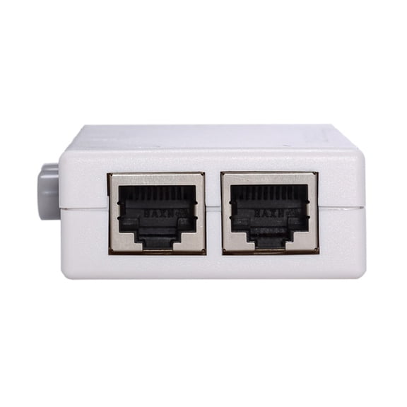 Gieenan 2 Port RJ45 Networks Switches 2 to 1 RJ45 Splitter Internet Extender RJ45 Connector Coupler Ethernet Cable Adapter