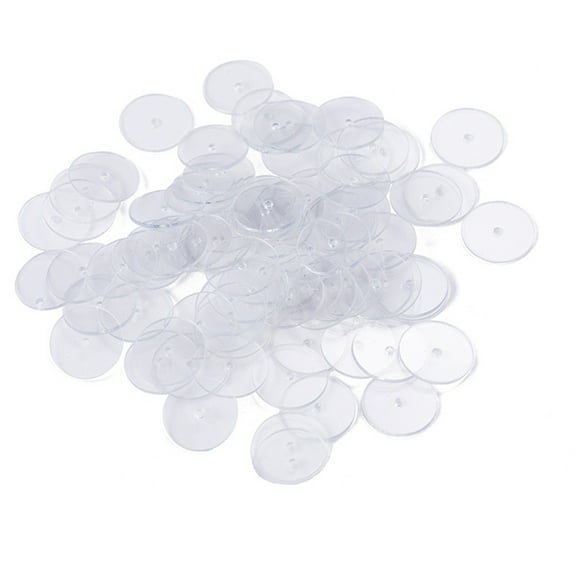 Gieenan 200 Pcs Anti Pain Round Discs Kit Earrings Clear Disc Pads to Stabilize Earrings