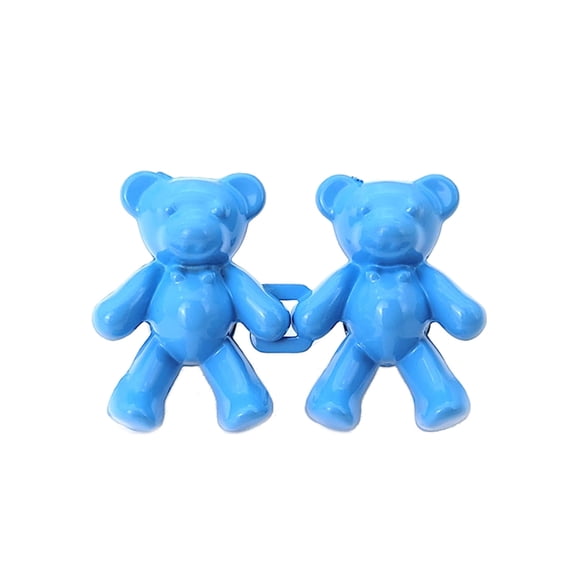 Gieenan 2Pcs Bear Shaped Jean Button Pins, Waist Extender Detachable Jean Button, No Sewing Required, Fit Instant Jean Button