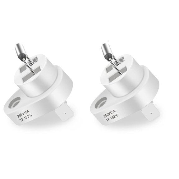 Gieenan 2Pcs Digital Swimming Pool Heater Plug Fuses 152C Thermal Cut Off FuseThermal Pool Heater Part for 005899F Part