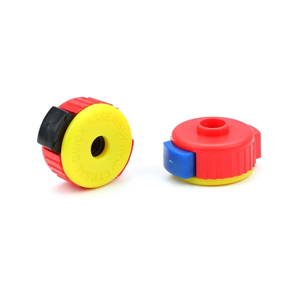 Gieenan 2Pcs Quick Release Cymbal Mate Push-On Quick-Set Cymbal Mate Plastic Cymbal Nuts