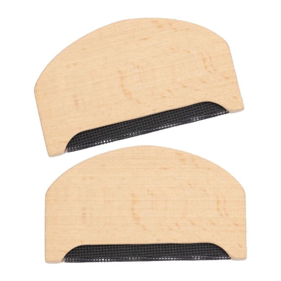 Gieenan 2Pcs Wool Comb Wooden Pilling Fuzz Fabric Lint Remover Clothing Brush Tool