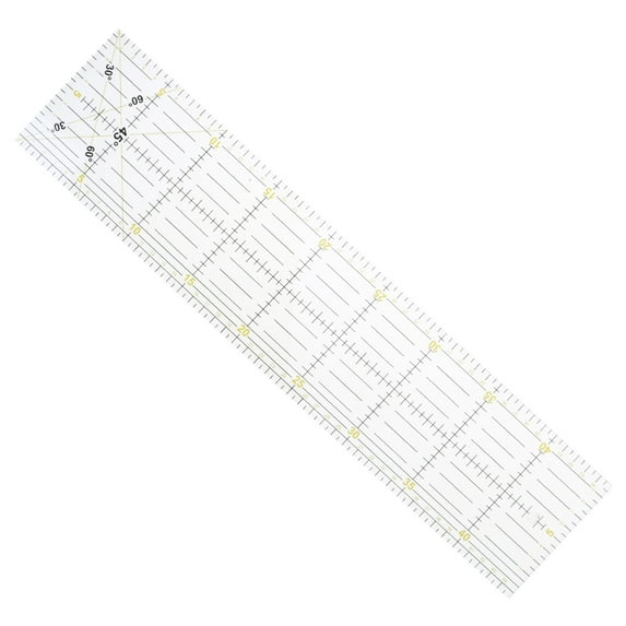 Gieenan 30/45/60cm Quilting Sewing Patchwork Ruler Cutting Tool Thick Transparent DIY