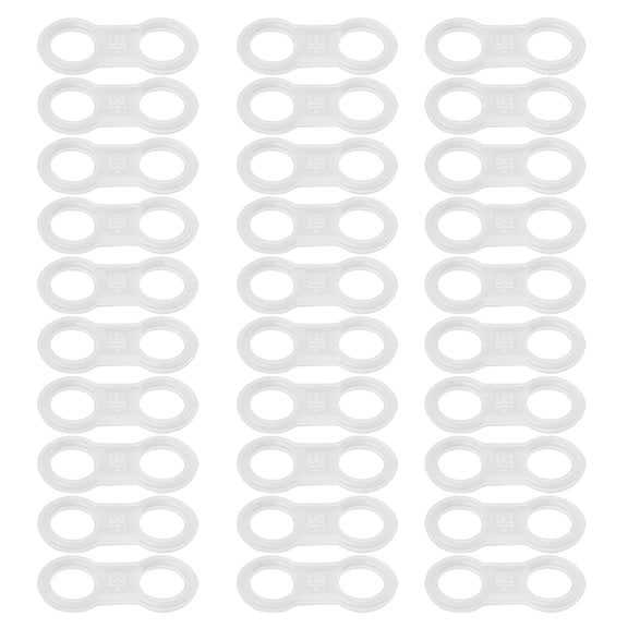 Gieenan 30Pcs Silicone Rings Rings for Lures Baits