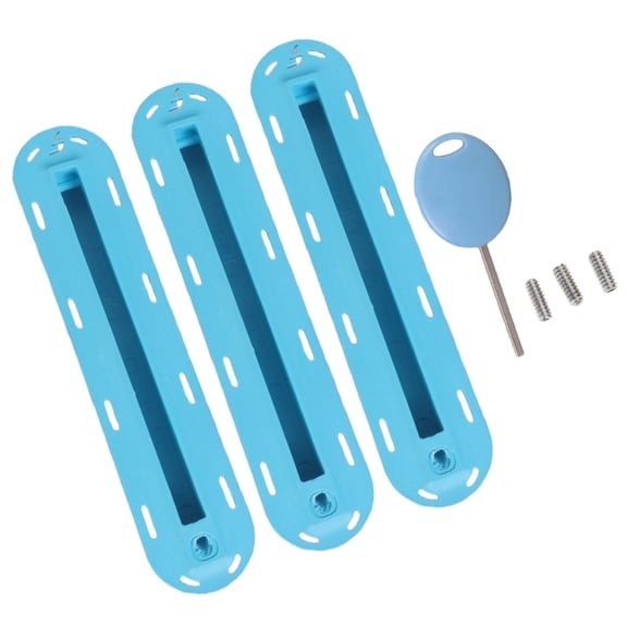 Gieenan 3Pcs Surfing Fin Box Center Tail Surfing Fin Plug Box Surfboard Accessory Set