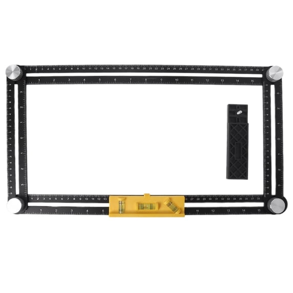 Gieenan 4 Section Multi Angle Measuring Ruler, Universal Multi Angle Measuring Ruler