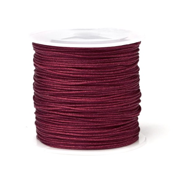 Gieenan 49 Yards 0.8mm Beading String Cord 26 Color Chinese Knotting Cord Thread Braids Cord for Bracelets Decoration