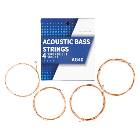 Gieenan 4pcs 4 String Bass Strings 40 60 75 95 Strings Musical Instrument Accessory
