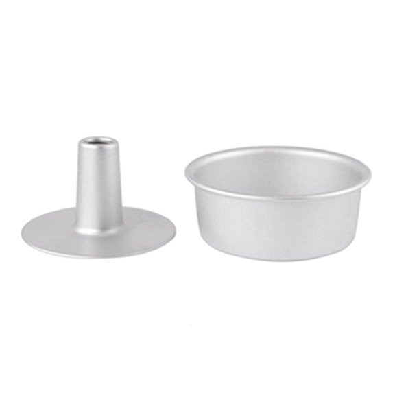 Gieenan 5/7/8/10 Inch Aluminum Alloy Chiffon Cake Pan Hollow Chimney Cake Mold