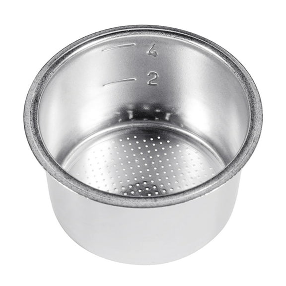 Gieenan 51mm Filter Basket Pressurized Espresso Filter Basket Stainless Steel Double Wall Portafilter Basket for Coffee Machine