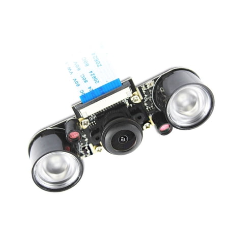 Gieenan 5MP Camera Module Fisheye 130 Degree Wide Angle Support Night View Webcam