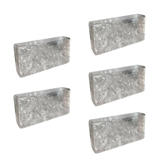 Gieenan 5PCS Clear Acrylic Wall Tiles Portable Acrylic Room Divider For Customizable Party Backdrops And Interior Space Designs