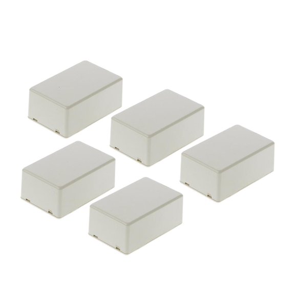 Gieenan 5Pcs New Plastic Electronic Project Box Enclosure Instrument for Case DIY 70x45x