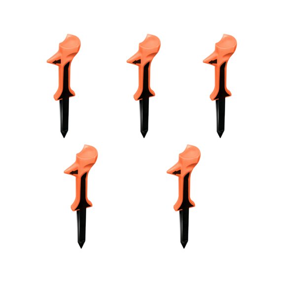 Gieenan 5Pcs Tapered Base Professional Golfing Tees For Beginners Professional