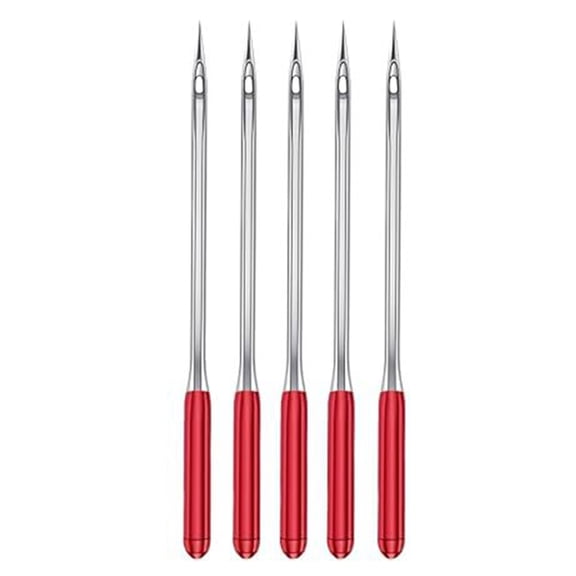 Gieenan 5Pieces Stainless Steel Sewing Machine Needle Regular Point Needle for Sewing
