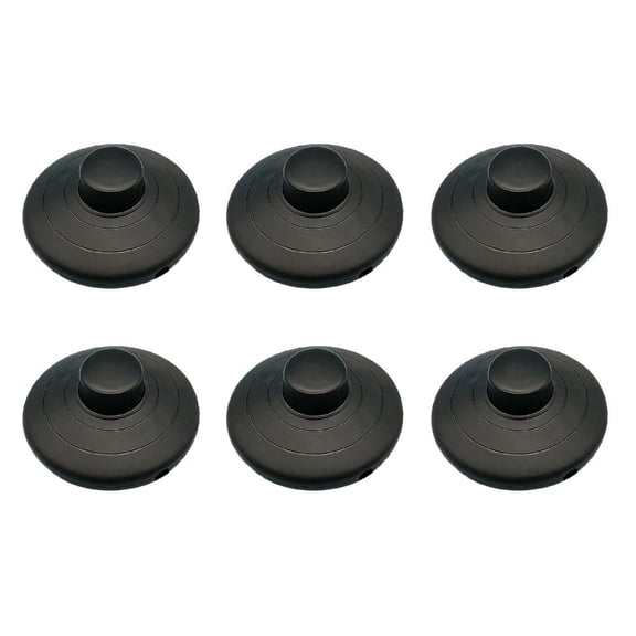 Gieenan 6Pcs Floor Foot Switches Step on Button Control Floor Footswitch for Floor Lamp