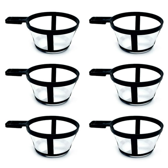 Gieenan 6Pcs Permanent Coffee Filters Crafted from Nylon Suitable for Various Brewing Way Including French Press