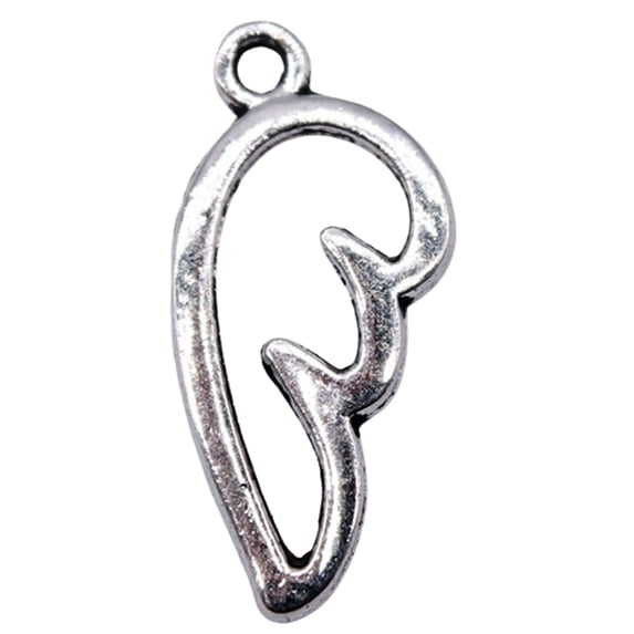 Gieenan 80pcs Angel Wing Pendant Set DIY Jewelry Making Charm Antique Silver Pendants