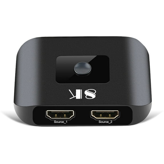 Gieenan 8K HDMI-Compatible Switch 2 Ports 2x1 HDMI-Compatible Switcher Splitter Ultra 8K