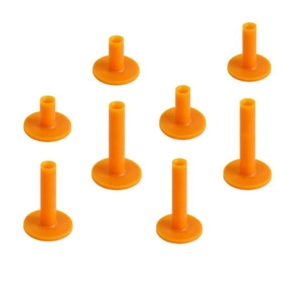 Gieenan 8Pcs Rubber Golf Tees Training Driving Range Tees Stable Ball Holder Golf Accessories for Driving Range and Practice Mat