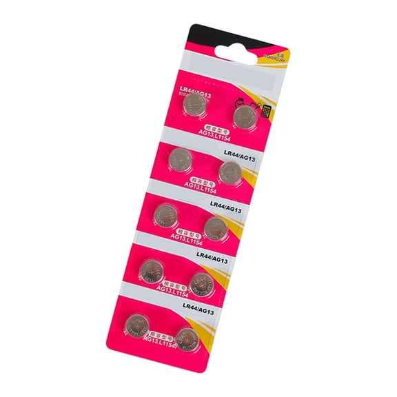 Gieenan AG13 LR44 Button Battery Safe Power Sources Alkaline Cell Battery for Toy