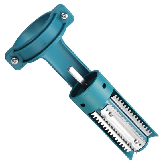 Gieenan Adjustable Electric Drill Fish Descaler Stainless Steel Kitchen Tool