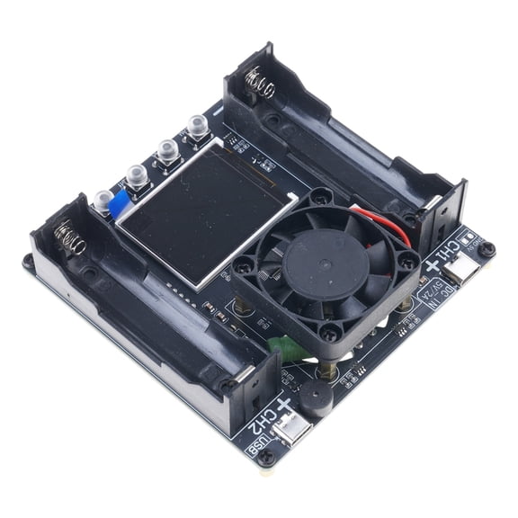 Gieenan Advanced Double Channel 18650 Battery Capacity Analyzers Internal Resistance Test Real Time Monitoring History Data Storage