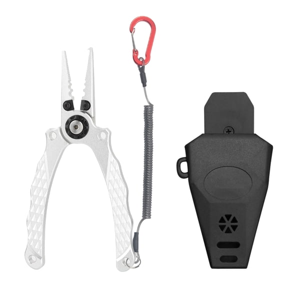Gieenan Aluminum Alloys Fishing Lip Fishing Fish Plier Gripper Line Cutter Grip Multifunction Grabber Keeper Fish Hook Remover