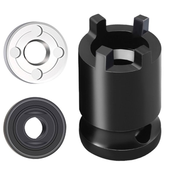 Gieenan Angle Grinder Socket Electric Wrench 4 Pronged Spanner for Flange Nut Removal