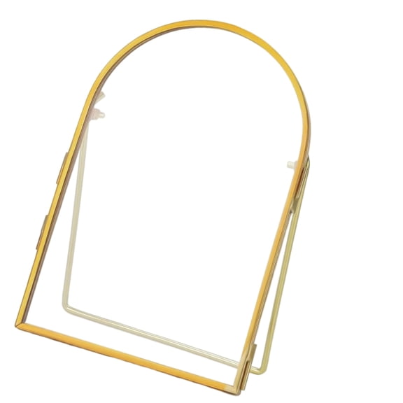 Gieenan Artistic Pressed Flowers Frame Glass Photo Holder Stable Base Home Craft Project