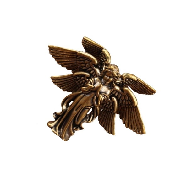 Gieenan Artistic Six Wing Angel Figurine in Brasses for Spiritual Enhancement Gift