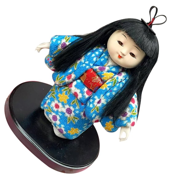 Gieenan Asian Geisha Figurines Resin Geisha Kimono Doll Statue Decorative Sculptures Collectible Figurine for Table Centerpieces