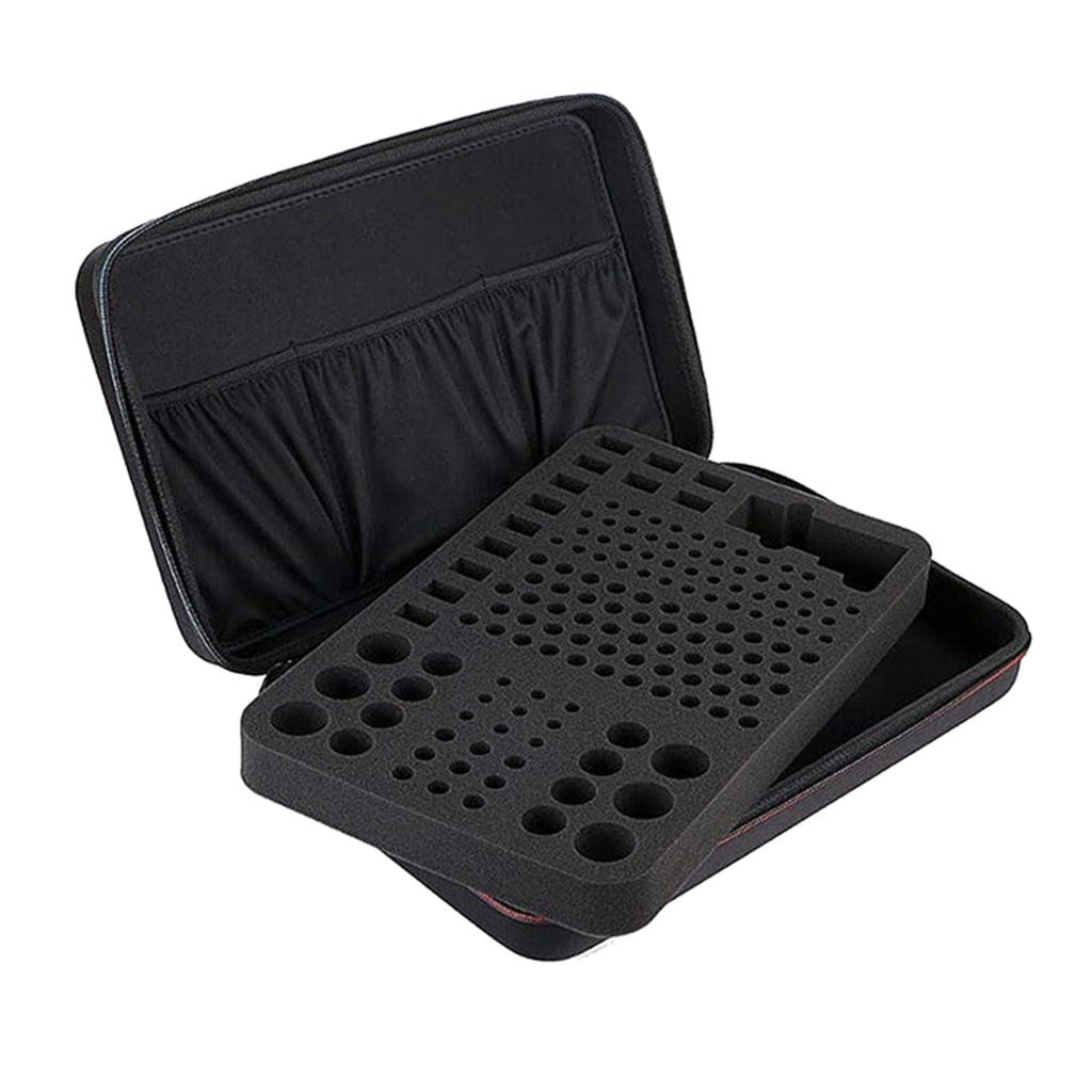Gieenan Battery Case AA AAA D C 9V Batteries Storage Bag with Internal ...