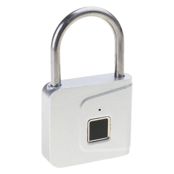 Gieenan Biometric Fingerprint Padlocks Keyless Lock Medium Sized Digital Fingerprint Lock Suitable for Gym Lockers & Outdoor Use