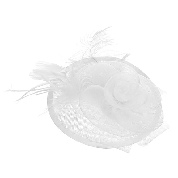 Gieenan British Styles Women's Fascinator Beautiful Linen Brida Headwears Delicate Hat Adornment For Stylish Appearance