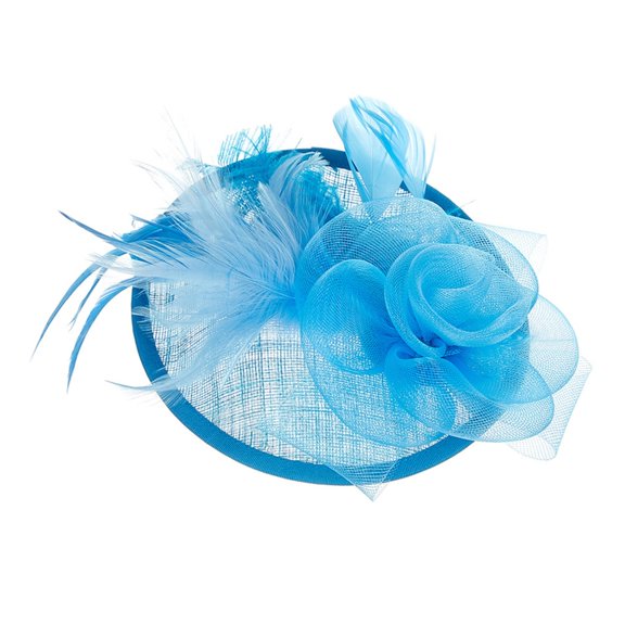 Gieenan British Styles Women's Fascinator Beautiful Linen Brida Headwears Delicate Hat Adornment For Stylish Appearance