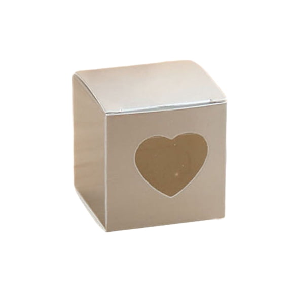 Gieenan Candy Gift Boxes Christmas Gift Box Heart Shaped Window for Showcasing Treats