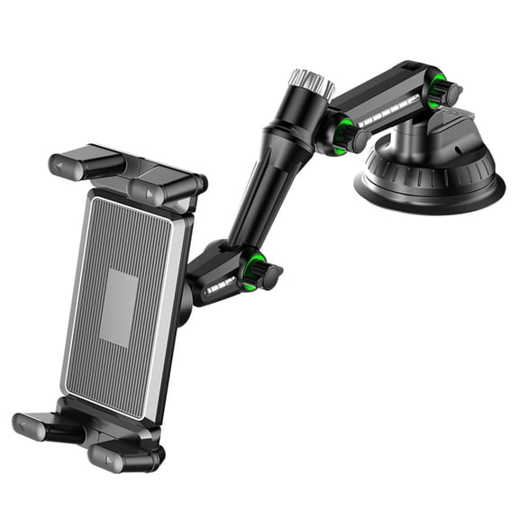 Gieenan Car Mount Tablet Holder with Extended Suction Cup Arm Foldable 360Degree Rotate