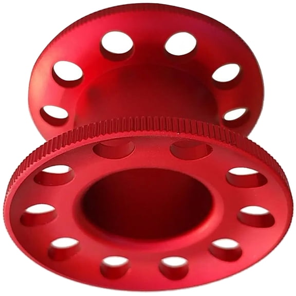 Gieenan Compacts Miniature 10 Hole Diving Reel Aluminum Alloy for Professional Diver Snorkeling Spearfishing Underwater Tasks