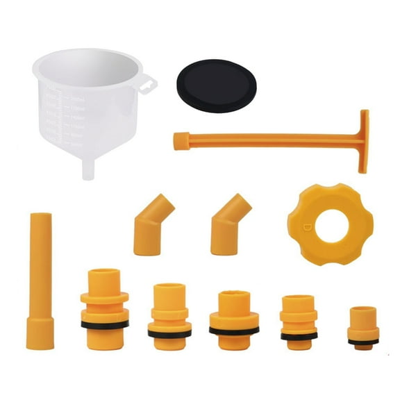 Gieenan Coolant Filling Funnel Spout Set Coolant Refills Ensuring No Leaks for Mechanics