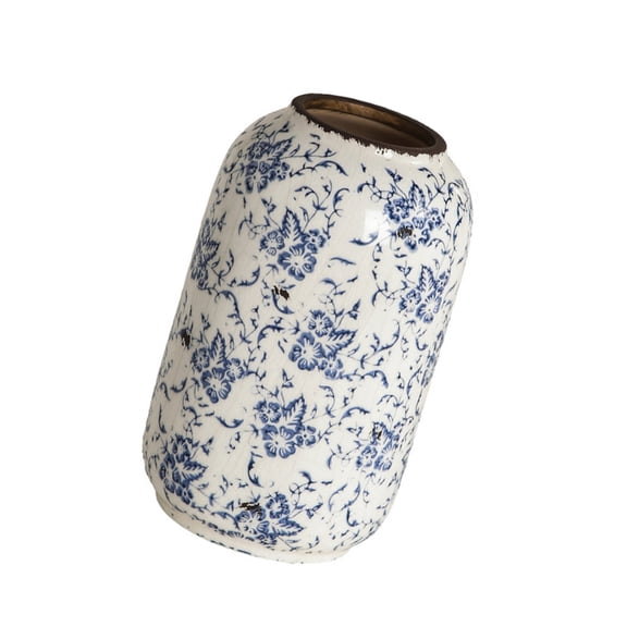 Gieenan Crackled Glazes Ceramics Vases Water Resistant Finish Large Capacity Florals Displays Decoration