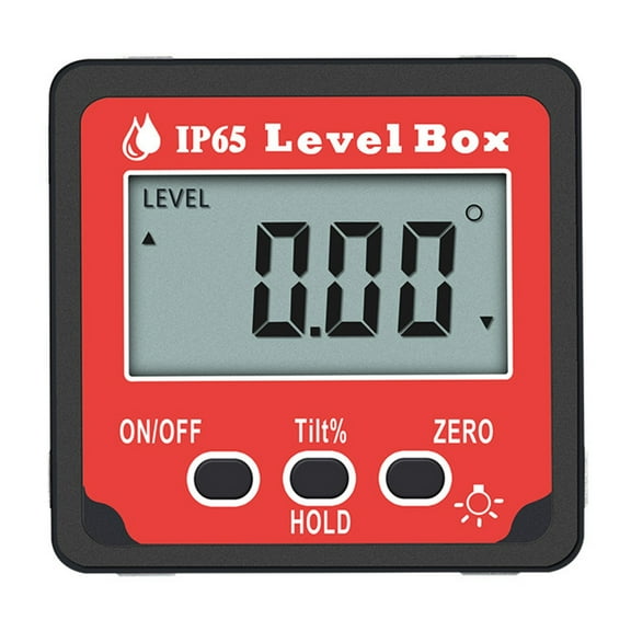 Gieenan Digital Level Box Angle Gauge Protractor Inclinometer Bevel-Box with Magnetic Base & Large LCD-Backlights