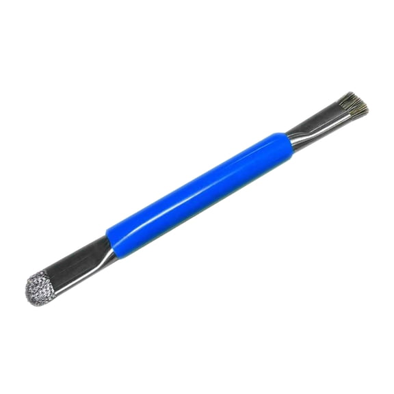 Gieenan Double Head Anti-Static Steel Hard Brush For Phone Motherboard Circuit Board Cleaner for Computer Keyboards Cleaning