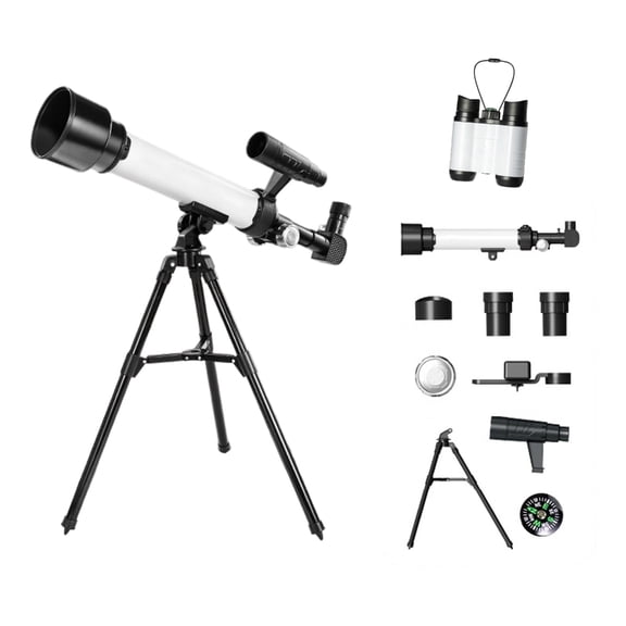 Gieenan Easy To Assemble Kids Telescope For Novices With Clear 30x And 60x Outlooks Perfect For STEM Learning And Skywatching Quests