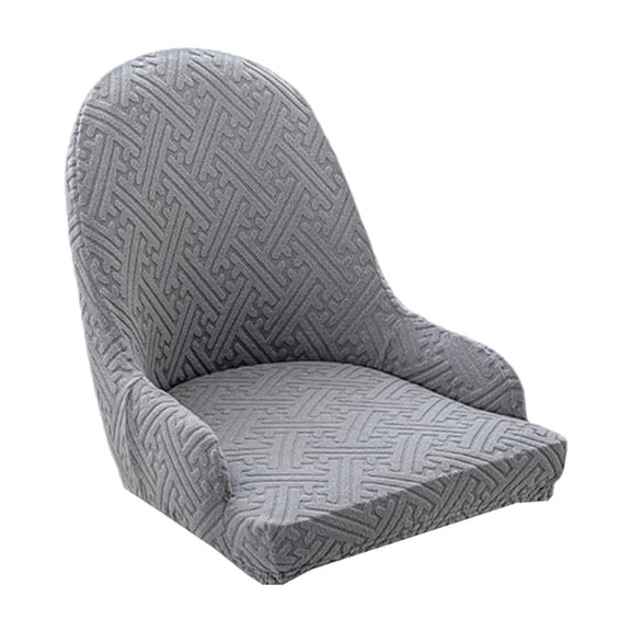 Gieenan Elastic Textured Wingback Chair Cover Universal Fit Dining Armchair Protector