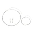 thumbnail image 1 of Gieenan Elegant Wedding Accessory Set Sophisticated Wedding Rhinestones Jewelry Set Necklace Earrings for Bridesmaids, 1 of 7