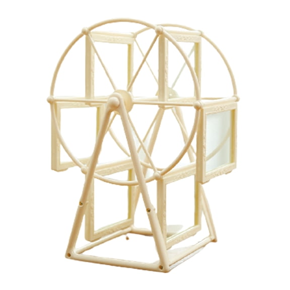 Gieenan Ferris Wheels Shape Photo Frame for Creative Combination for Home Bedroom Dormitory Photo Studio Decoration Retro Romantic 360 Degrees Rotation Display Stand