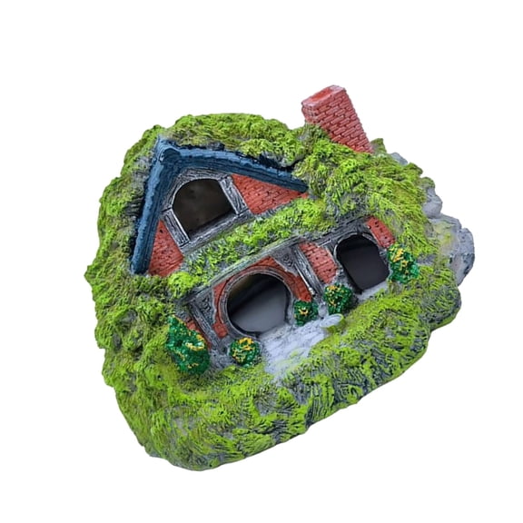 Gieenan Fish Tanks Artificial House Cave Crafts Simulation Landscape Large Figurine FishTank Landscaping Fish Tanks