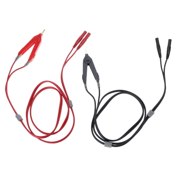 Gieenan Flexible Low Resistance Four Wire Test Leads for Precise Electrical Measurements